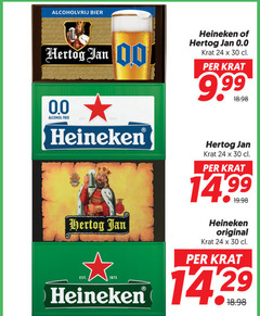  heineken 0.0 hertog jan alcoholvrij bier krat 24 30 alcohol free original 
