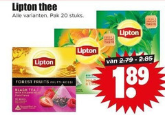  lipton thee 8 20 pak stuks forest fruits frutti rossi black tea with from france tee nero taste mand 