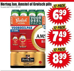  grolsch amstel hertog jan blikjes bier 12 33 pils pack blik deel premium pilsner pilsener natuurzuiver 