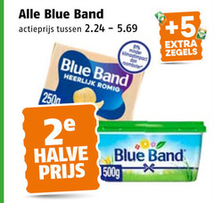  250 blue band actieprijs minder don roomboter romig 2e 50 zegels halve 