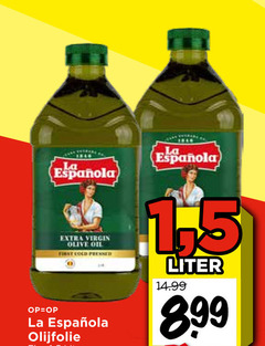  olijfolie virgin olive oil cold pressed la 1 5 liter 