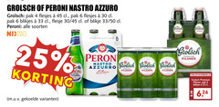 grolsch peroni speciaalbieren blikjes bier 4 6 25 30 33 45 nastro pak flesje blikje 50 soorten nix18 peren azzurro pilsner premium 