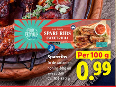  100 food cooked festival spare ribs sweet chili spareribs honing bbq ca. 
