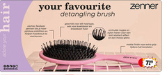  adore your hair favourite brush zachte flexibele pennen haar haarbreuk haartype kwetsbaar breekbaar zenner omhulde nopjes nylon haren anti statisch effect glans matte finish grip borstelen 