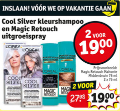  2 inslaan r vakantie cool silver kleurshampoo retouch uitgroeispray coole racines hout le les mahonie middenbruin ml loreal zwart nor 