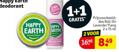  1 2 happy earth deodorant deo roll lavender ml 