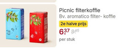 klik op dit plaatje voor een vergroting en voor vergelijkbare aanbiedingen gerelateerd aan
picnic koffie filterkoffie aromatico filter 2e halve stuk picnic koffie filterkoffie aromatico filter 2e halve stuk