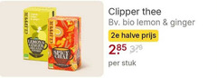  clipper thee 379 lemon ginger spicy bio 2e halve stuk 