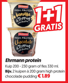 klik op dit plaatje voor een vergroting en voor vergelijkbare aanbiedingen gerelateerd aan
1 2 20 200 330 ehrmann high protein vanilla topping with chocolate kuip fles ml chocolade pudding 1 2 20 200 330 ehrmann high protein vanilla topping with chocolate kuip fles ml chocolade pudding