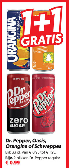  1 2 23 33 100 178 bronwater conserveermiddelen pour dr pepper zero saveurs authentieke mix ddr sugar dr. oasis orangina schweppes blik blikken regular 