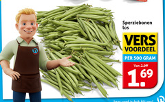 sperziebonen 500 vers voordeel 