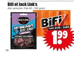 klik op dit plaatje voor een vergroting en voor vergelijkbare aanbiedingen gerelateerd aan
28 40 100 bifi jack pak beef teriyaki high protein 28 40 100 bifi jack pak beef teriyaki high protein