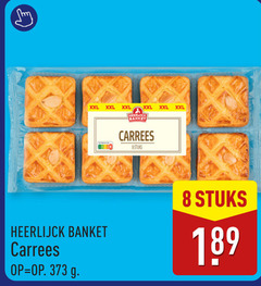  8 xxl banket heerlijck carrees 8stuks stuks 