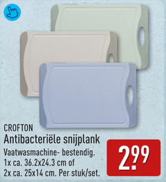  snijplank vaatwasmachine bestendig 1x ca. cm 2x stuk 
