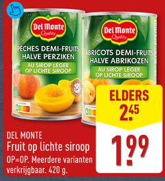  monte quality demi fruits halve perziken score sirop lichte siroop abrikozen nutri fruit meerdere elders 