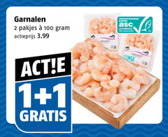  1 2 100 garnalen actieprijs 3.99 kweek gecertificeerd asc-aqua.org 