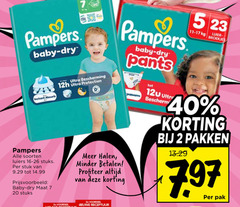  2 7 20 40 120 720 pampers baby dry pants luier broekjes instant ultra bescherming protection soorten luiers stuks stuk maat minder stop pasvorm bescherm pakken pak 3x voordeel receptuur 