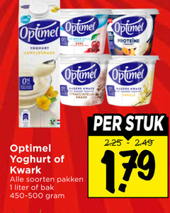  optimel vruchtenyoghurt kwark 1 yoghurt proteine vanille soorten pakken liter bak stuk 