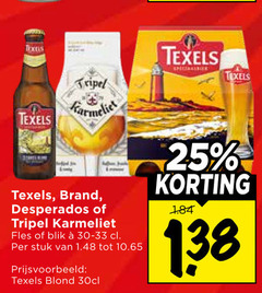  desperados texels karmeliet brand speciaalbieren 25 tripel harley fles blik stuk blond 