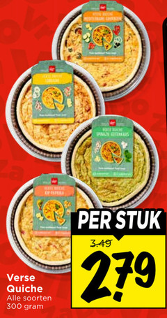  279 300 pape verse quiche soorten stuk 