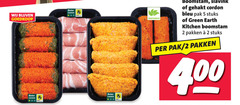 2 5 bater leven vegetarisch beter boomstam slavink gehakt cordon bleu pak stuks green earth kitchen pakken 