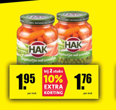  hak groenteconserven 2 10 stuks stuk 