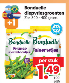 klik op dit plaatje voor een vergroting en voor vergelijkbare aanbiedingen gerelateerd aan
100 1 bonduelle diepvriesgroenten zak franse sperzieboontjes tuinerwtjes stuk 100 1 bonduelle diepvriesgroenten zak franse sperzieboontjes tuinerwtjes stuk