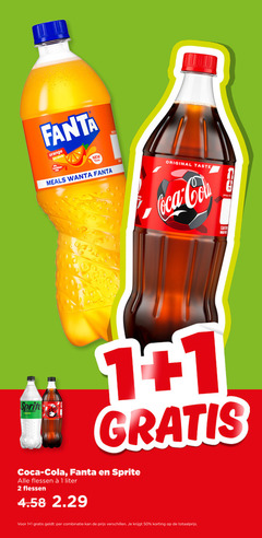  sprite fanta coca-cola cola frisdrank 1 2 50 orange calorie des new taste meals original coca official scan to unique zero sugar line flessen liter combinatie 