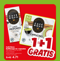  cafe nova dolce gusto capsules koffiecups 1 2 7 14 20 mcafee quality lungo profondo grind sterkte dark roast coffee mature dozen stuks koffiecapsules cappuccino 