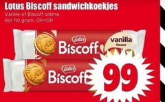  biscuit 99 lotus biscoff vanille rol vanilla flavour 