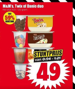 klik op dit plaatje voor een vergroting en voor vergelijkbare aanbiedingen gerelateerd aan
120 twix danio duo stuk mix 120 twix danio duo stuk mix