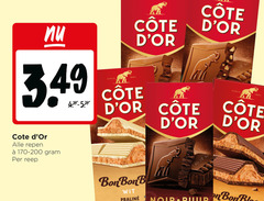  cote d or chocolade since repen reep bon b wit pralinee noir puur bloc 