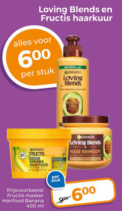 klik op dit plaatje voor een vergroting en voor vergelijkbare aanbiedingen gerelateerd aan
400 600 loving blends fructis haarkuur stuk garnier banana hair food remedy masker ml 400 600 loving blends fructis haarkuur stuk garnier banana hair food remedy masker ml
