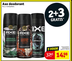  2 3 5 150 axe deodorant multipakken whole body scent fine fragrance collection emerald geranium cedar patchouli copper brown sugar pepper apollo 72h fresh aluminium salts infused with essential oils premium spray deobodyspray ml stop all bodyspray 