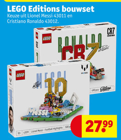  500 lego editions bouwset lionel messi ronaldo hi pus 10 football highlights 