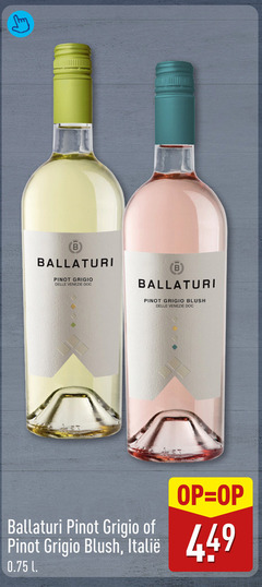 witte wijn rose pinot grigio venezie b blush l 