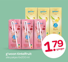  gwoon fruitdrank 1 one tintelfruit ml 