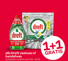  dreft vaatwasmiddel afwasmiddel 1 quickwash 3x langer platinum vaatwas handafwas varieeren 