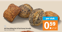  broodjes everything bol hot honey broodje vers oven stuk 