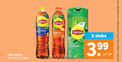  lipton ice tea 2 8 liter calories original sparkling peach sugar green stuks 
