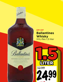 klik op dit plaatje voor een vergroting en voor vergelijkbare aanbiedingen gerelateerd aan
ballantines whisky finest blended scotch xxl fles 1 5 liter ballantines whisky finest blended scotch xxl fles 1 5 liter