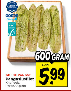 klik op dit plaatje voor een vergroting en voor vergelijkbare aanbiedingen gerelateerd aan
600 visboer vangst pangasiusfilet knoflook 5.99 600 visboer vangst pangasiusfilet knoflook 5.99