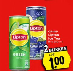 lipton ice tea 100 250 original sparkling green scan blik ml blikken 