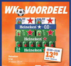  heineken 0.0 blikjes bier 6 24 33 100 330 voordeel beer pack honneur orig teelt amsterdam tray ml 