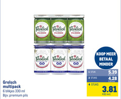  grolsch blikjes bier 1 2 4 6 18 33 330 multipack ml premium pils meesterschap gin pilsner pater zachte afdronk peter kuyper verfrissend alcoholvrij 0.0 fris stuk stuks minder 