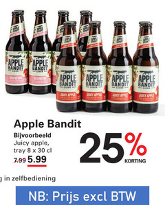  apple bandit appelcider 8 25 30 raspberry juicy tray 5.99 zelfbediening 