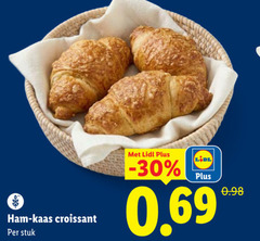  kaasbroodjes ham kaas croissant stuk 