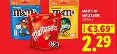  maltesers m en ms chocolade chocoladepindas crispy peanut marvel 