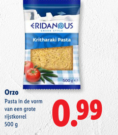  500 eridanous style kritharaki pasta ge vorm rijstkorrel 