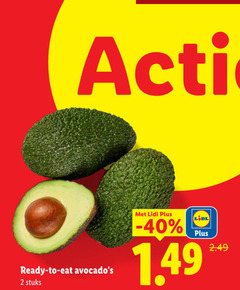  avocado 2 ready to stuks 